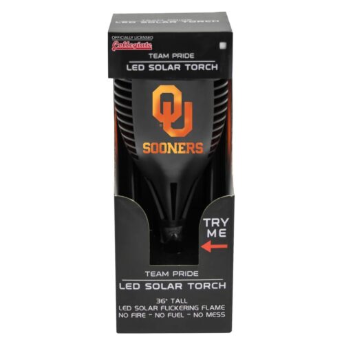 Oklahoma Sooners Solar Torch LED