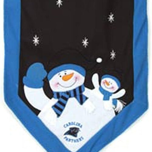 Carolina Panthers Table Runner 72×15 Snowman CO