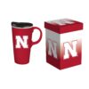 Nebraska Cornhuskers Drink 17oz Travel Latte Boxed