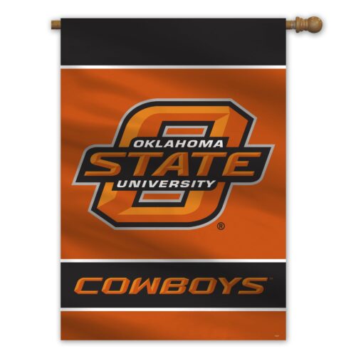 Oklahoma State Cowboys Banner 28×40 House Flag Style 2 Sided CO