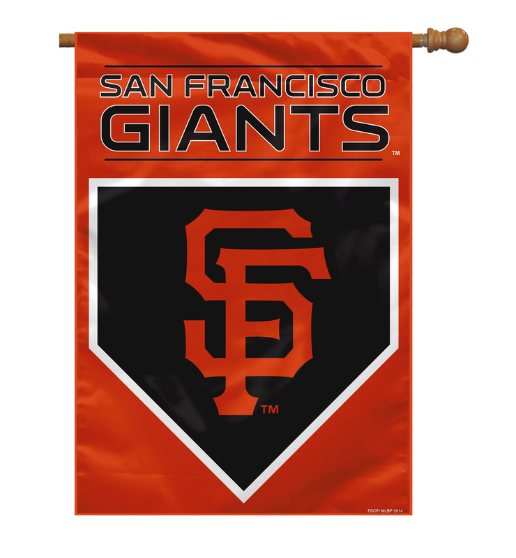 San Francisco Giants Banner 28×40 House Flag Style 2 Sided CO San Francisco Giants Banner 28×40 House Flag Style 2 Sided CO