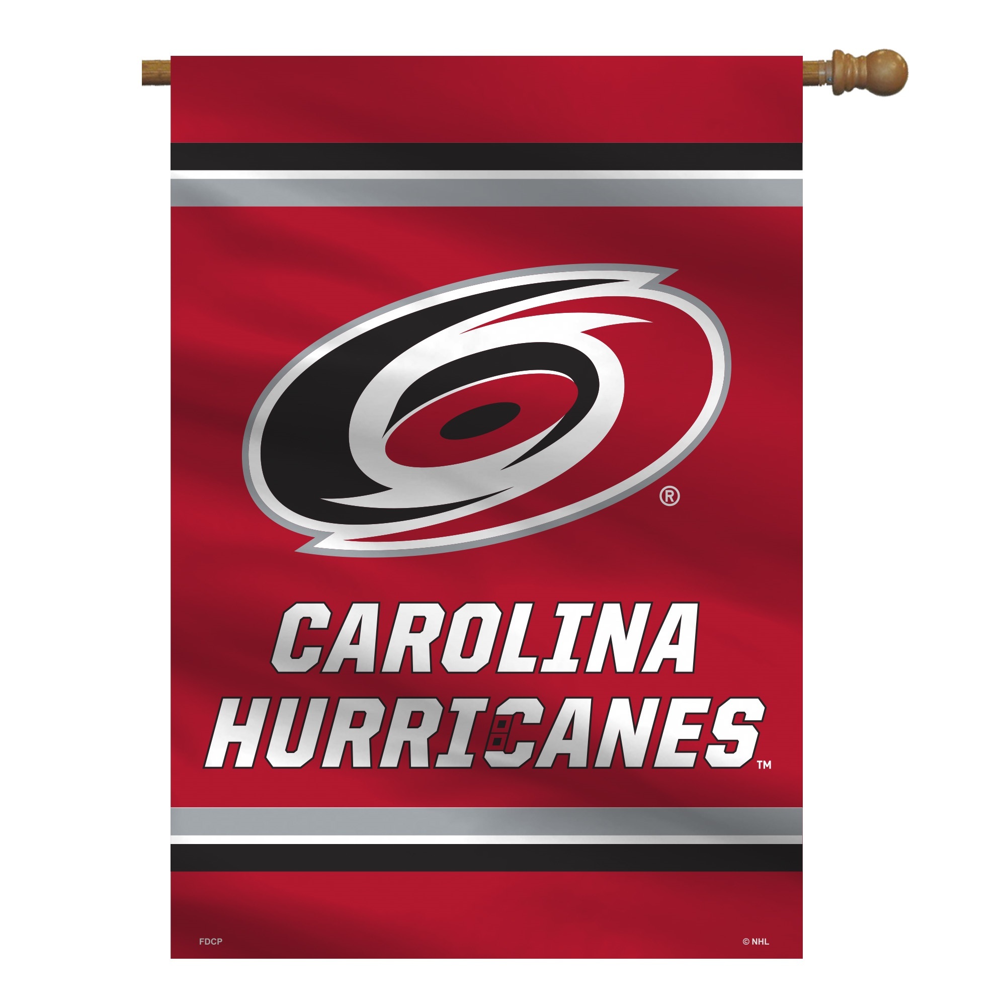 Carolina Hurricanes Banner 28×40 House Flag Style 2 Sided CO Carolina Hurricanes Banner 28×40 House Flag Style 2 Sided CO