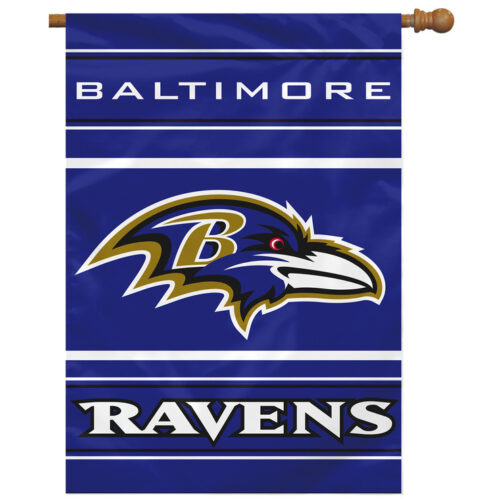 Baltimore Ravens Banner 28×40 House Flag Style 2 Sided CO