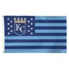 Kansas City Royals Flag 3×5 Deluxe Style Stars and Stripes Design