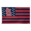 St.Louis Cardinals Flag 3×5 Deluxe Style Stars and Stripes Design