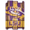 LSU Tigers Sign 11×17 Wood Fence Style