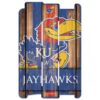 Kansas Jayhawks Sign 11×17 Wood Fence Style – Special Order