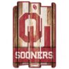 Oklahoma Sooners Sign 11×17 Wood Fence Style
