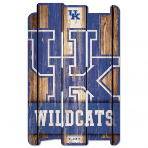 Kentucky Wildcats Sign 11×17 Wood Fence Style