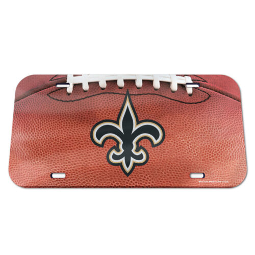 New Orleans Saints License Plate – Crystal Mirror – Football