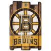 Boston Bruins Sign 11×17 Wood Fence Style