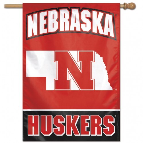 Nebraska Cornhuskers Banner 28×40 Vertical Alternate Design – Special Order