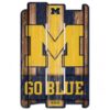 Michigan Wolverines Sign 11×17 Wood Fence Style