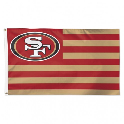 San Francisco 49ers Flag 3×5 Deluxe Americana Design