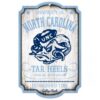 North Carolina Tar Heels Sign 11×17 Wood College Vault Style