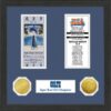 Indianapolis Colts Super Bowl Ticket Collection Plaque