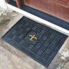 New Orleans Saints Door Mat 19×30 Medallion