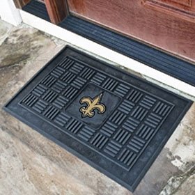 New Orleans Saints Door Mat 19×30 Medallion