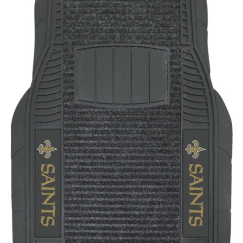 New Orleans Saints Car Mats Deluxe Set