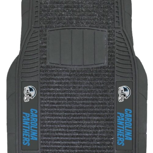 Carolina Panthers Car Mats Deluxe Set