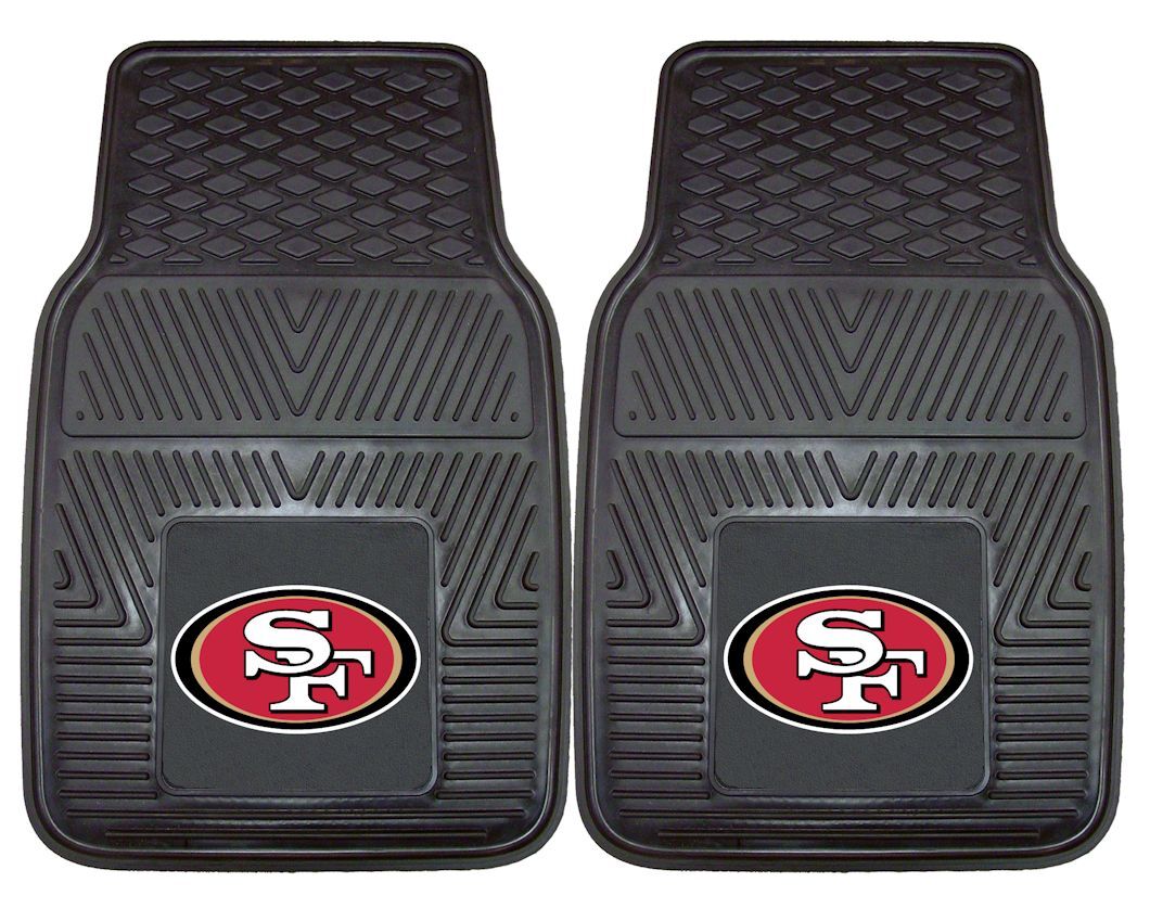 San Francisco 49ers Car Mats Heavy Duty 2 Piece Vinyl San Francisco 49ers Car Mats Heavy Duty 2 Piece Vinyl