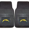 Los Angeles Chargers Car Mats Heavy Duty 2 Piece Vinyl