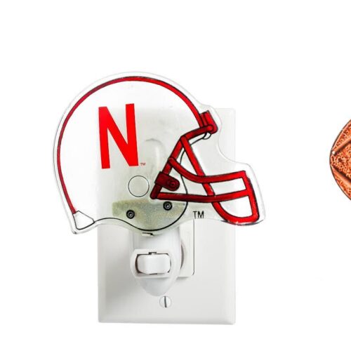 Nebraska Cornhuskers Glass Night Light 3 Assorted 18 piece CO