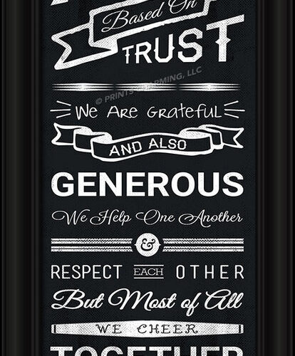 Wichita State Shockers Family Cheer Print 8″x24″