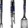 Colorado Rockies Utensil Set Grilling BBQ Stainless Steel 3 Piece CO