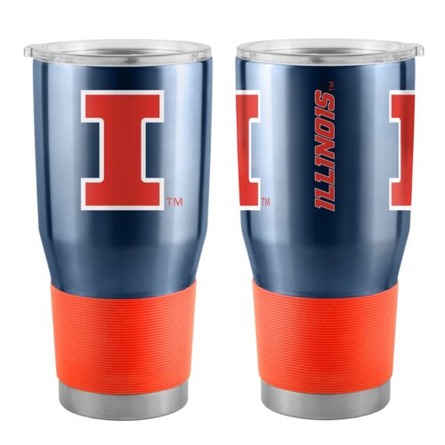 Illinois Fighting Illini Travel Tumbler 30oz Stainless Steel – Special Order