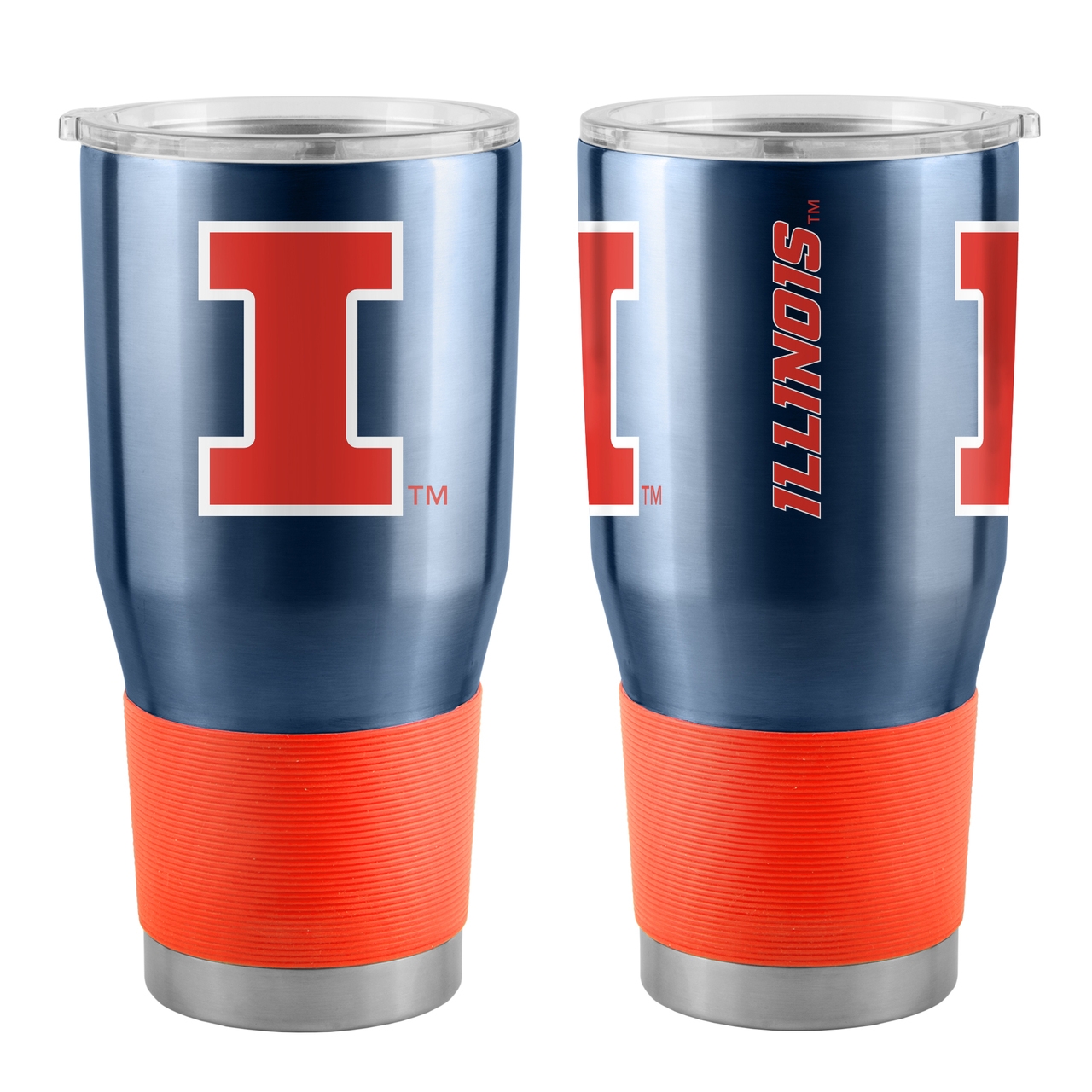 Illinois Fighting Illini Travel Tumbler 30oz Stainless Steel – Special Order Illinois Fighting Illini Travel Tumbler 30oz Stainless Steel – Special Order