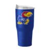Kansas Jayhawks Tumbler 30oz Flipside Powder Coat