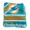 Miami Dolphins Blanket 50×60 Raschel Throw