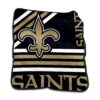 New Orleans Saints Blanket 50×60 Raschel Throw