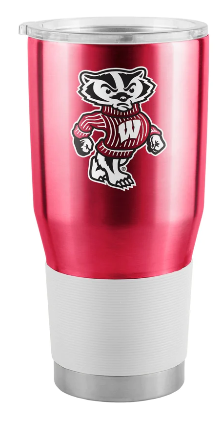 Wisconsin Badgers Travel Tumbler 30oz Stainless Steel Wisconsin Badgers Travel Tumbler 30oz Stainless Steel