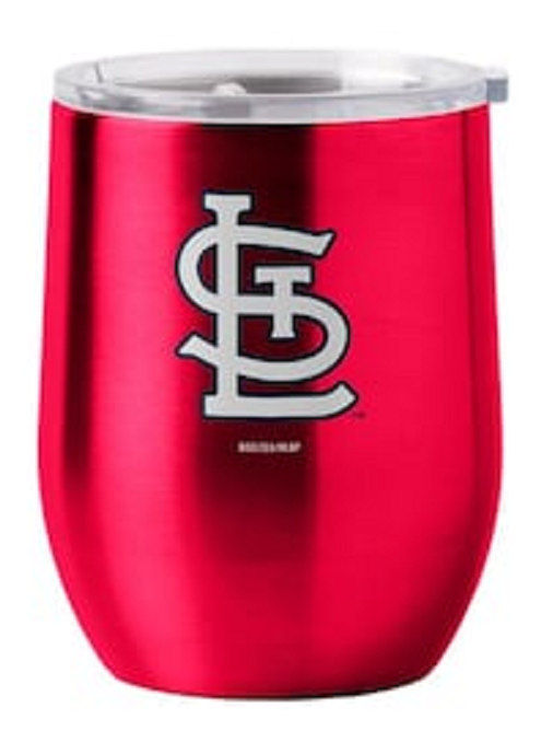 St. Louis Cardinals Travel Tumbler 16oz Stainless Steel Curved St. Louis Cardinals Travel Tumbler 16oz Stainless Steel Curved