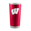 Wisconsin Badgers Travel Tumbler 20oz Stainless Steel