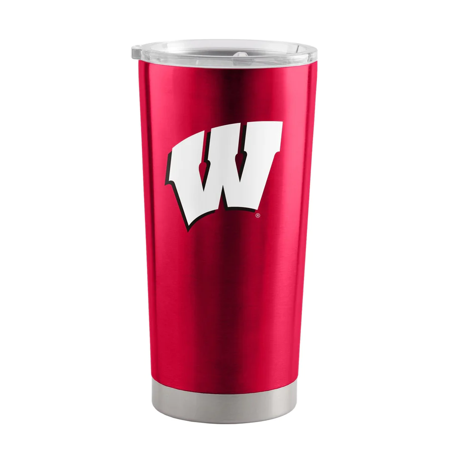 Wisconsin Badgers Travel Tumbler 20oz Stainless Steel Wisconsin Badgers Travel Tumbler 20oz Stainless Steel
