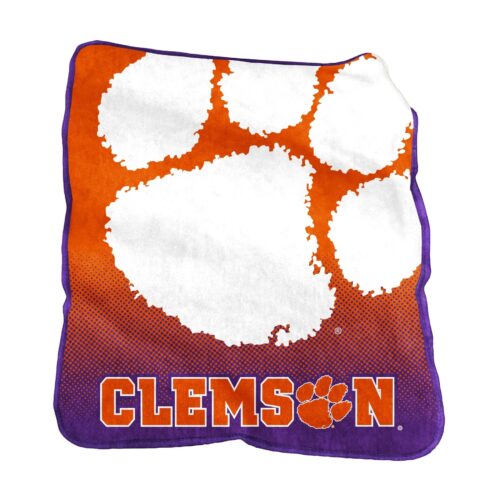 Clemson Tigers Blanket 50×60 Raschel Throw