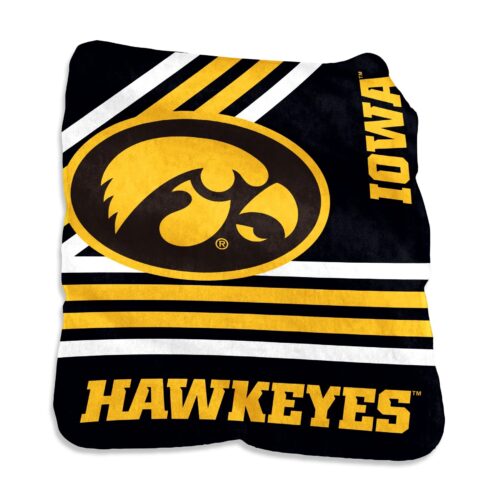 Iowa Hawkeyes Blanket 50×60 Raschel Throw
