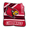 Louisville Cardinals Blanket 50×60 Raschel Throw