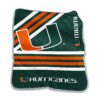 Miami Hurricanes Blanket 50×60 Raschel Throw