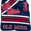 Mississippi Rebels Blanket 50×60 Raschel Throw