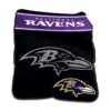 Baltimore Ravens Blanket 60×80 Raschel Throw