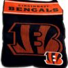 Cincinnati Bengals Blanket 60×80 Raschel Throw
