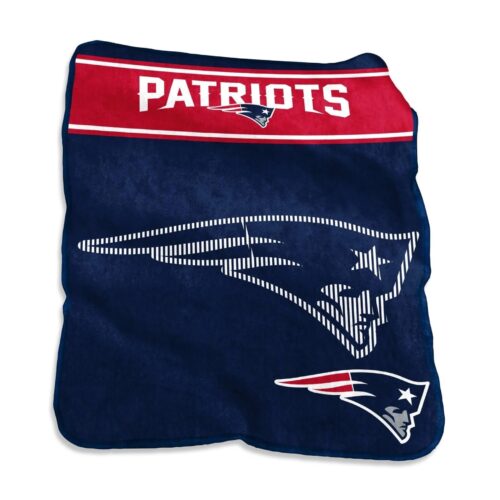 New England Patriots Blanket 60×80 Raschel Throw