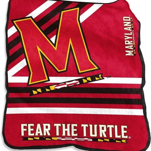 Maryland Terrapins Blanket 50×60 Raschel Throw