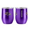 Baltimore Ravens Travel Tumbler 16oz Stainless Steel Curved