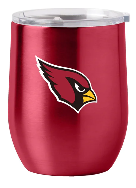 Arizona Cardinals Travel Tumbler 16oz Stainless Steel Curved Arizona Cardinals Travel Tumbler 16oz Stainless Steel Curved