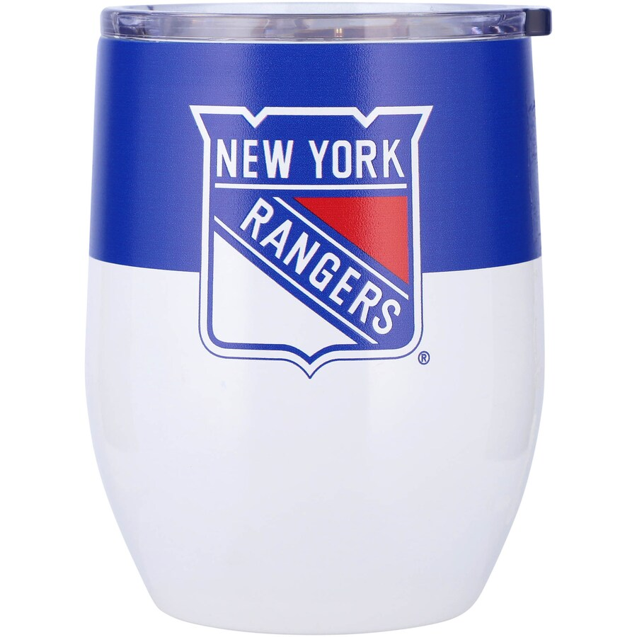 New York Rangers Travel Tumbler 16oz Stainless Steel Curved – Special Order New York Rangers Travel Tumbler 16oz Stainless Steel Curved – Special Order